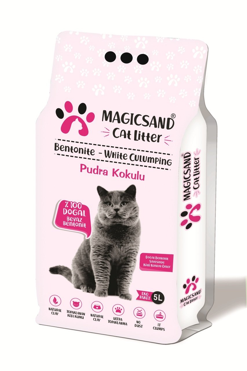 Magic Sand Cat Litter Bebe Pudra Kokulu Kedi Kumu 10 Lt Pozitif Petshop Alanya